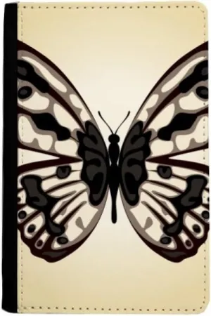Butterfly Specimen in Pale Passport Holder Notecase Burse Wallet Cover Card Purse