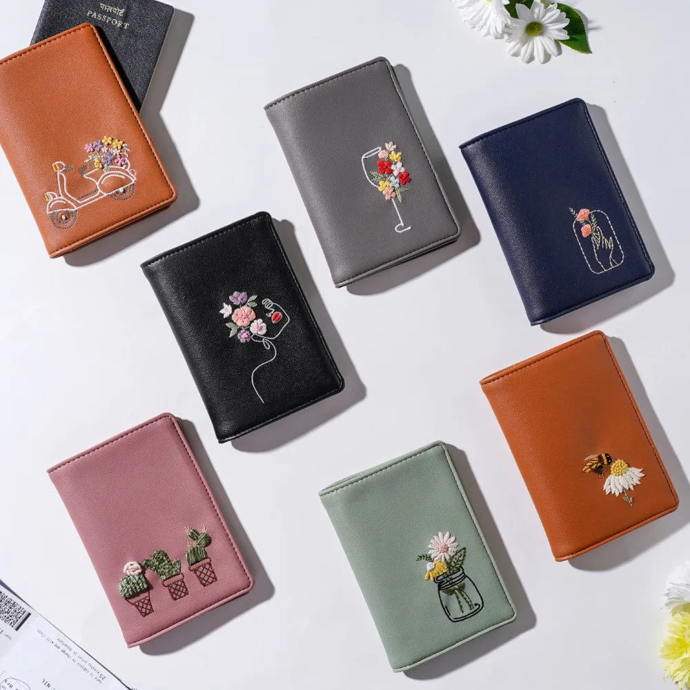 Cactus Two Fold Passport Cover Pink