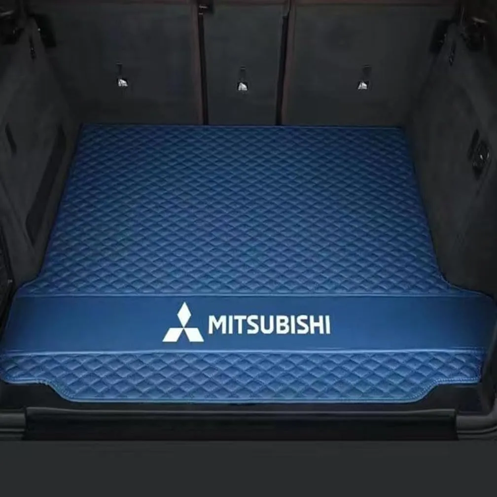 Car Boot Mats, for Mitsubishi Mirage G4(A1O) 2013-2019 Rear Trunk Storage Cargo Anti-Scratch Protector Tray Cover Liner, Auto Accessories,B-Blue