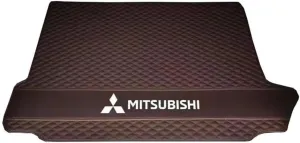 Car Boot Mats, for Mitsubishi Mirage Ⅵ Hatchback 2012-2016 Rear Trunk Storage Cargo Anti-Scratch Protector Tray Cover Liner, Auto Accessories,C-Brown