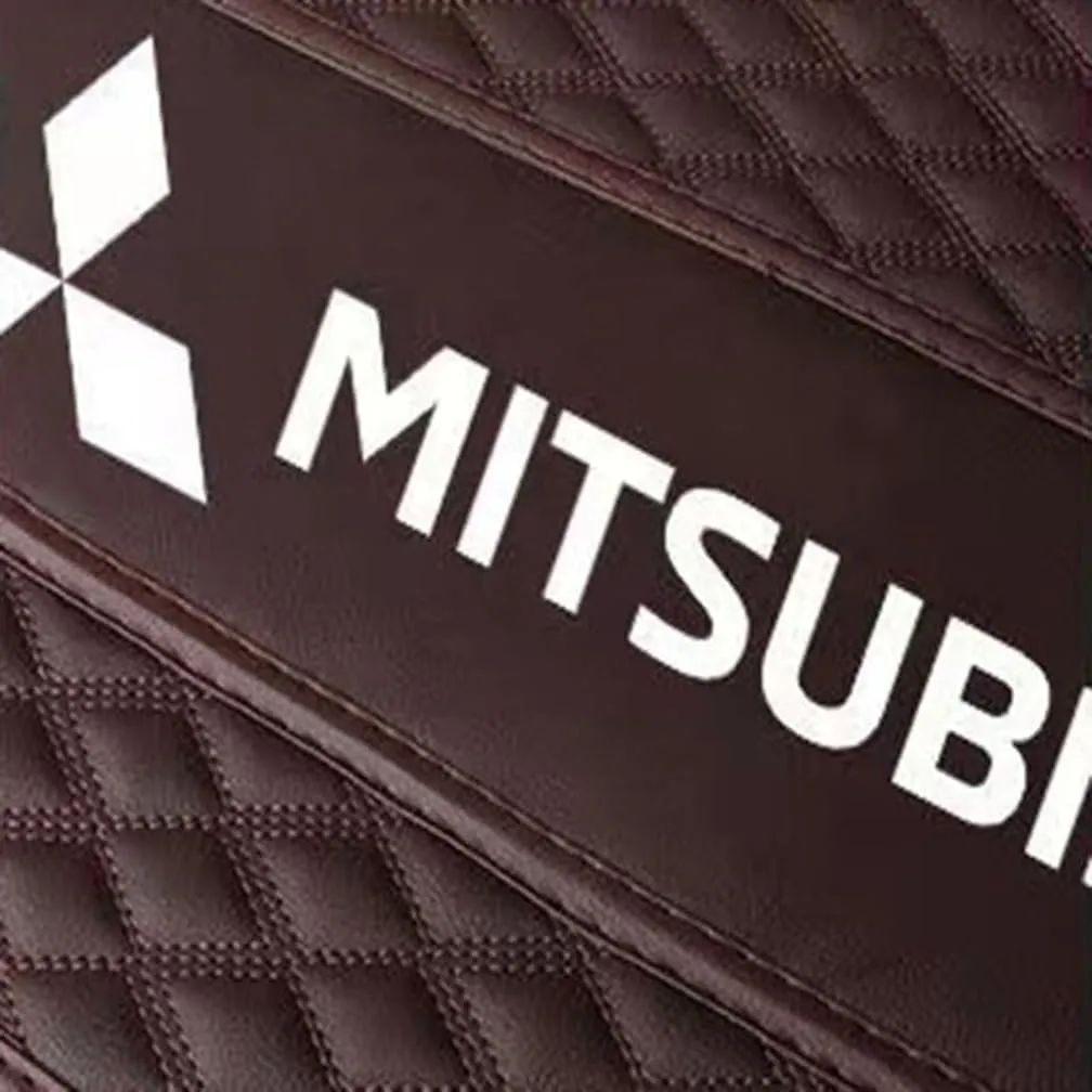 Car Boot Mats, for Mitsubishi Mirage Ⅵ Hatchback 2012-2016 Rear Trunk Storage Cargo Anti-Scratch Protector Tray Cover Liner, Auto Accessories,C-Brown