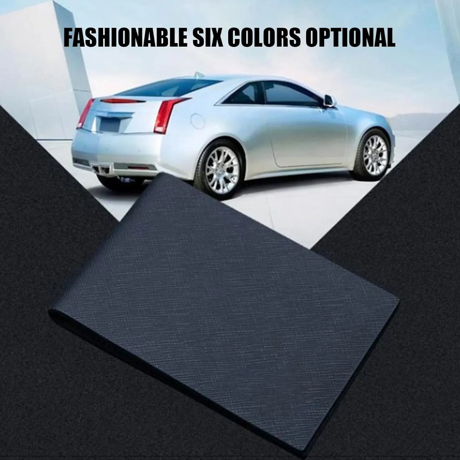 Car Card Holder Wallet for Bentley Continental GTC/Continental GTC Speed 2024 2025 2026 Suede Driver's License Holder Card Case Passport Card Bag Car Accessories,Black-3 Pages