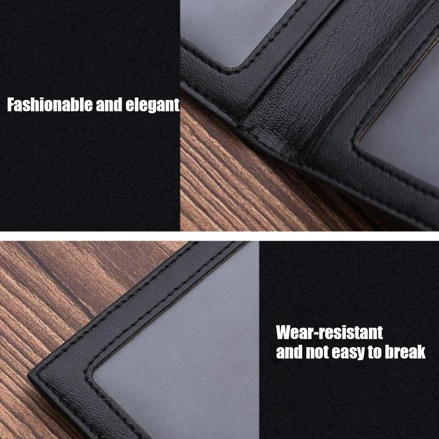Car Card Holder Wallet for Bentley Continental GTC/Continental GTC Speed 2024 2025 2026 Suede Driver's License Holder Card Case Passport Card Bag Car Accessories,Black-3 Pages