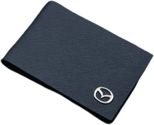 Car Card Holder Wallet for Mazda Mazda6 6 Sport Wagon Estate 6 Ultra (Type GH) 2008-2012 Leather Driver's License Holder Card Case Passport Card Bag Car Accessories,Blue-2 Pages