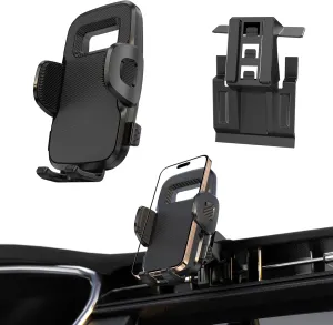 Car Phone Holder Mount for 2017-2025 Cadillac XT5 and 2020-2025 Cadillac XT6 Auto Accessories Military-Grade Shockproof Interior Decoration Mobile Cell Smartphone Bracket