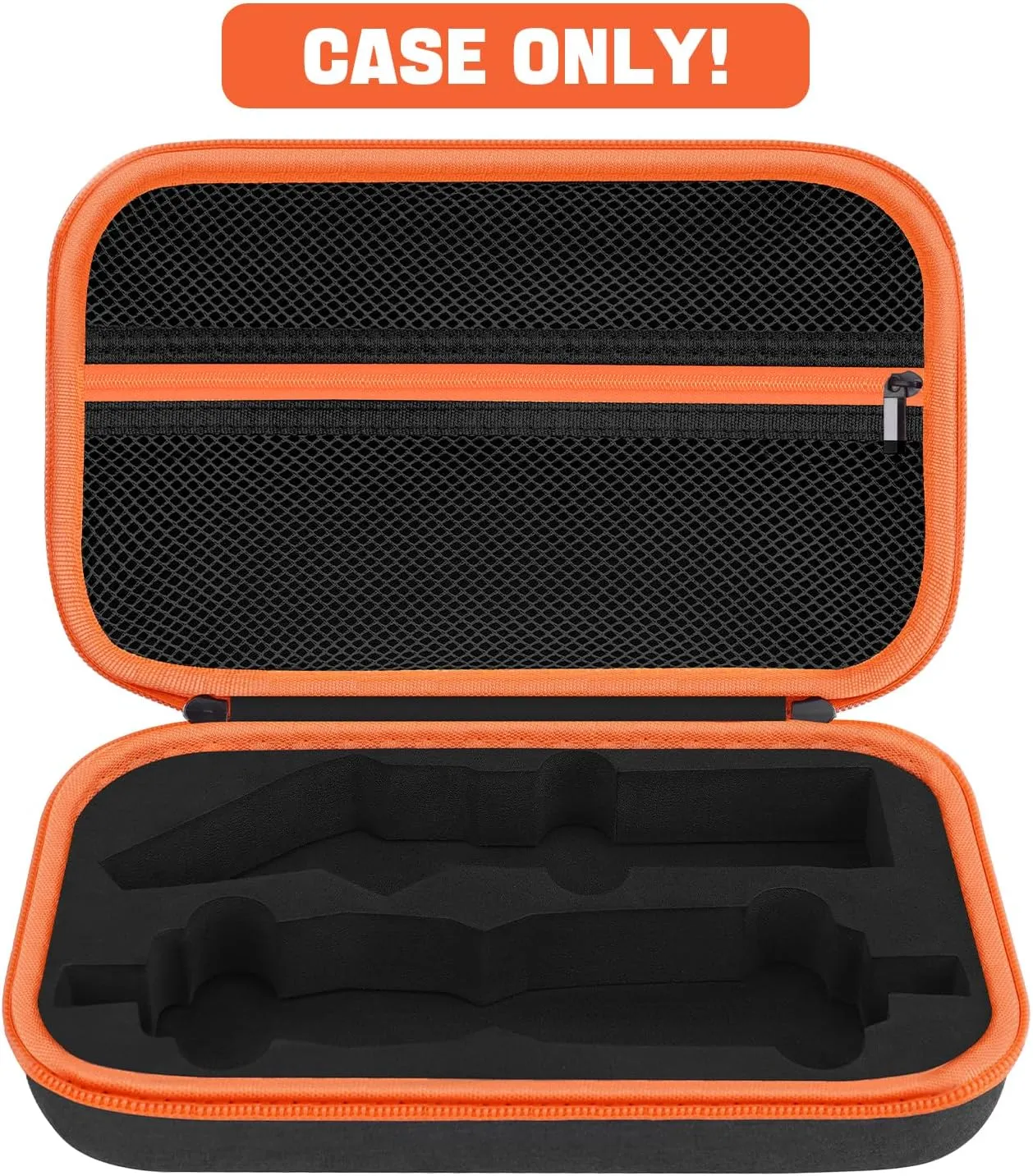 Carrying Case for Klein Tools ET310 AC Circuit Breaker Finder Electric Tester & 80016 Outlet Tester Kit & RT250 GFCI Receptacle Tester and Electrician Tools Organizer Bag, Black(Case Only)