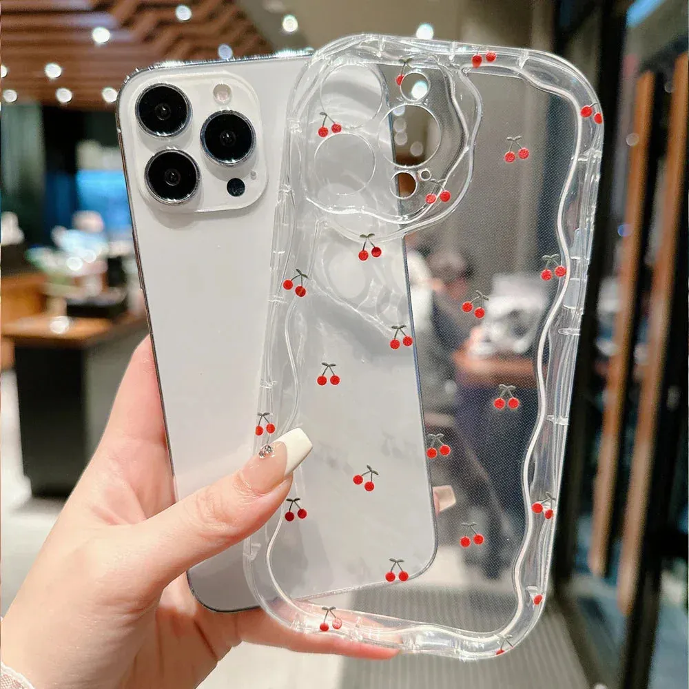 Cherry Silicone Shockproof Phone Case for Iphone