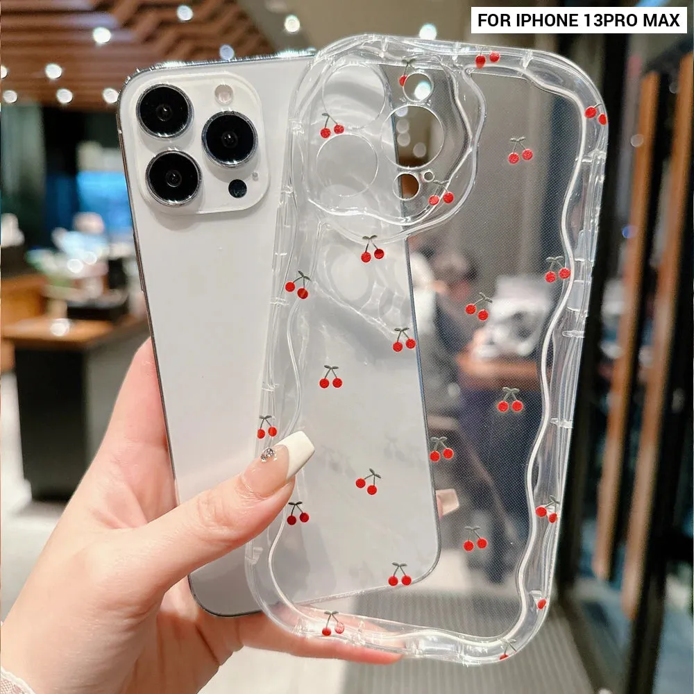 Cherry Silicone Shockproof Phone Case for Iphone