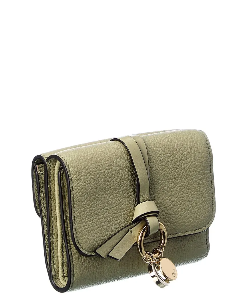 Chloé Alphabet Leather French Wallet