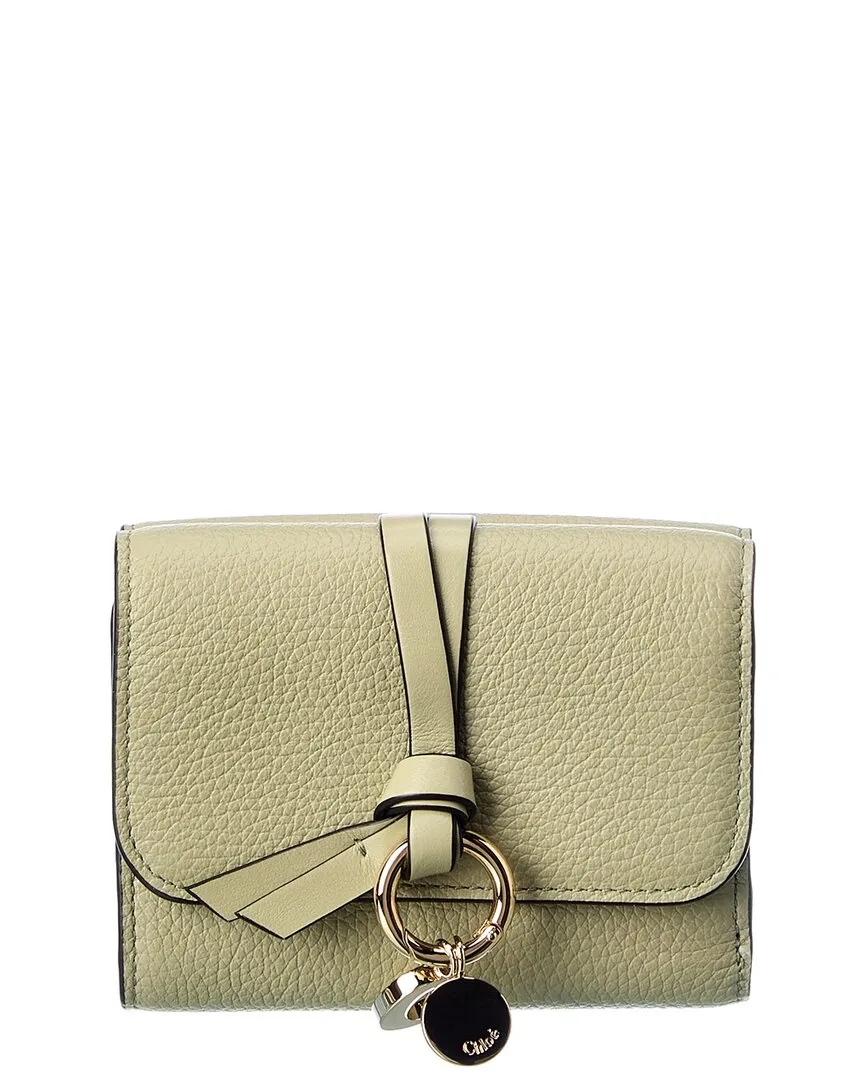 Chloé Alphabet Leather French Wallet