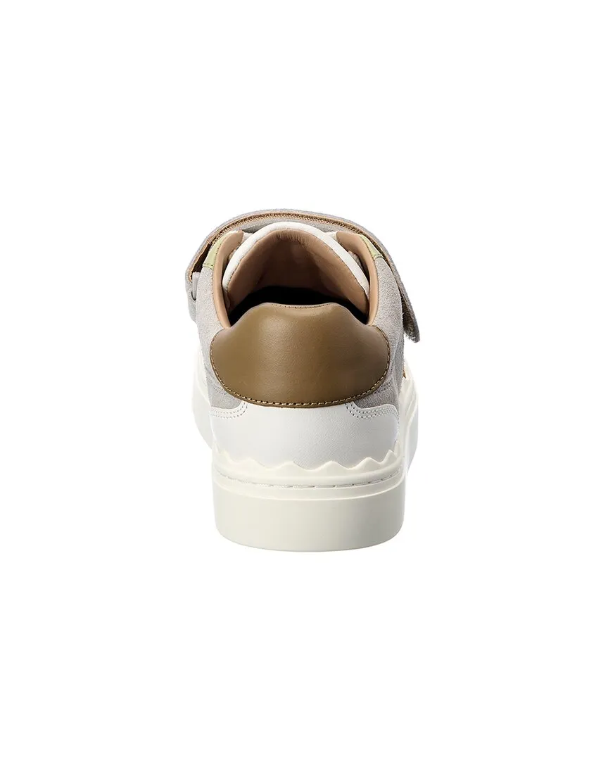 Chloé Lauren Leather & Suede Sneaker