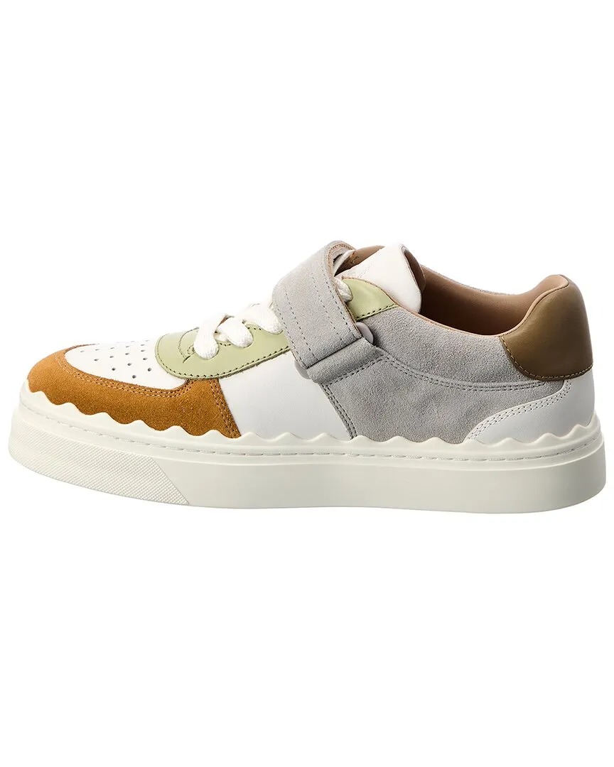 Chloé Lauren Leather & Suede Sneaker