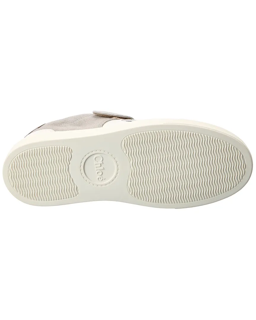 Chloé Lauren Leather & Suede Sneaker
