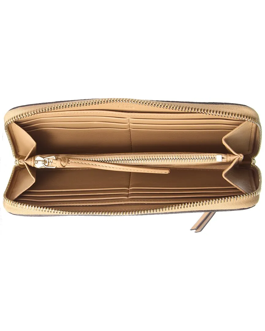 Chloe Alphabet Leather Continental Wallet