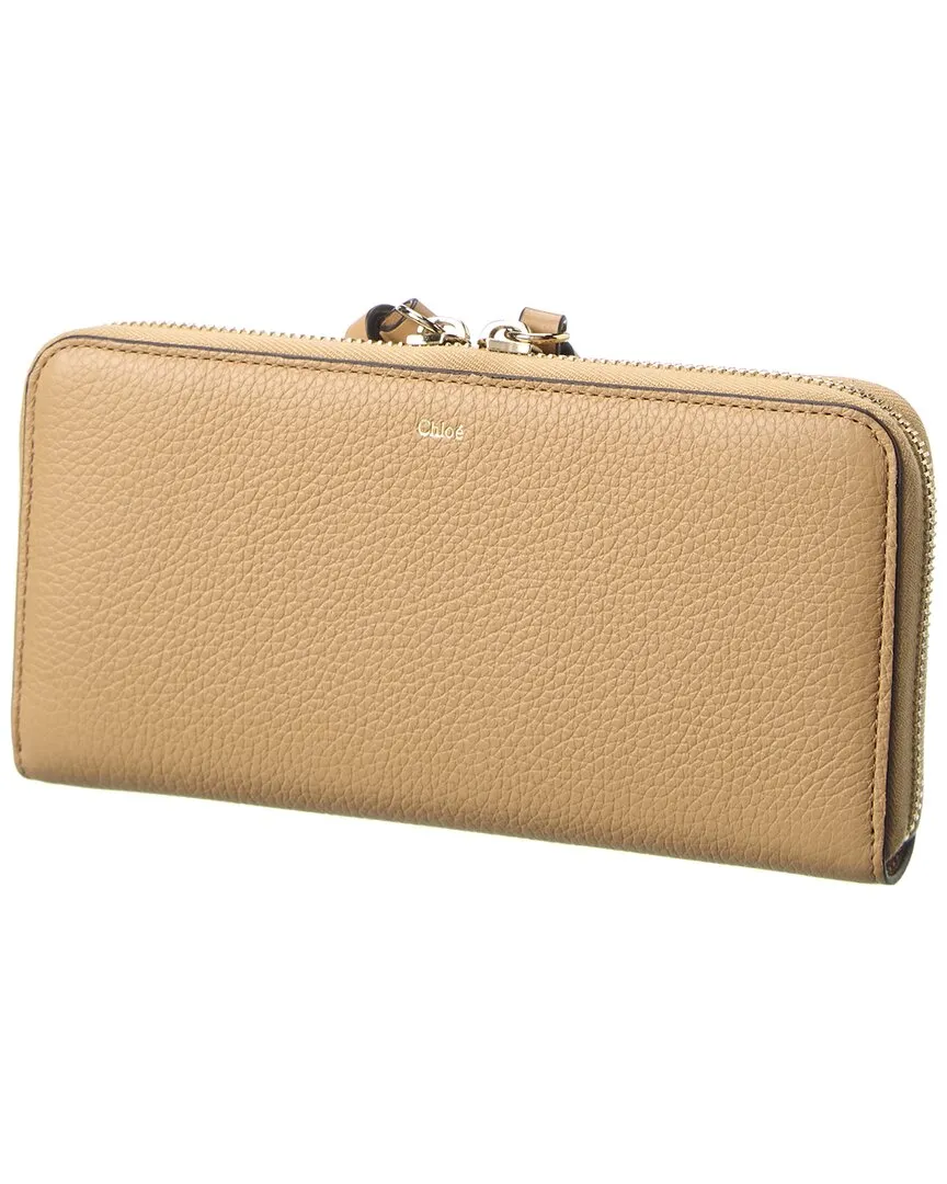 Chloe Alphabet Leather Continental Wallet