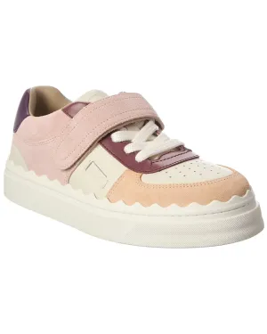 Chloe Lauren Leather & Suede Sneaker