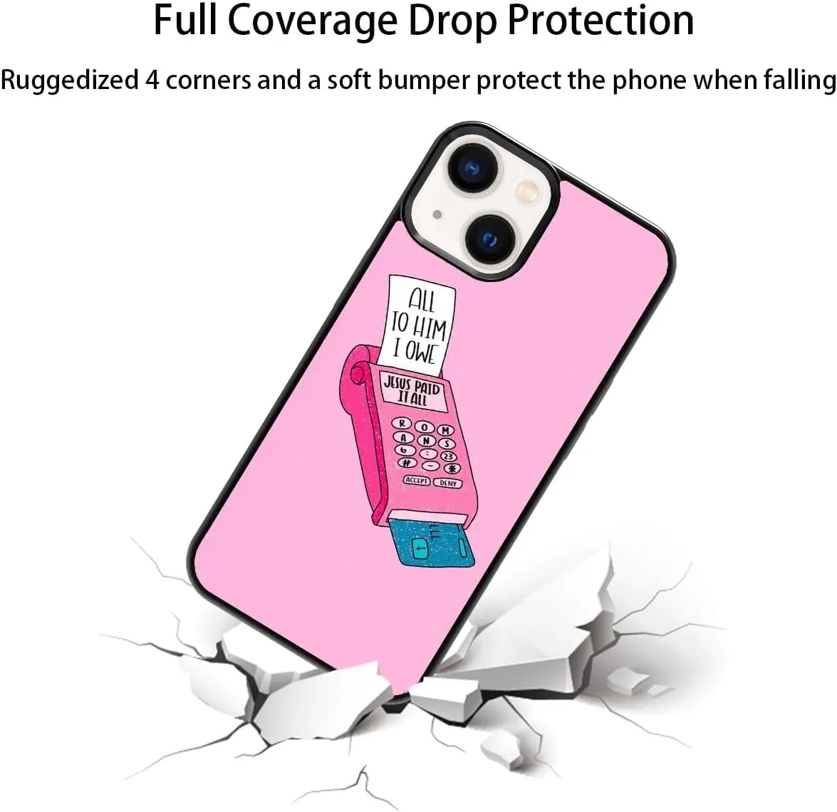 Christian Phone Case Shockproof Protective Jesus Phone Cases for iPhone 16e 11 12 13 14 15 16 Pro Max Plus Mini X XSMAX XR 7 8 SE(A123)
