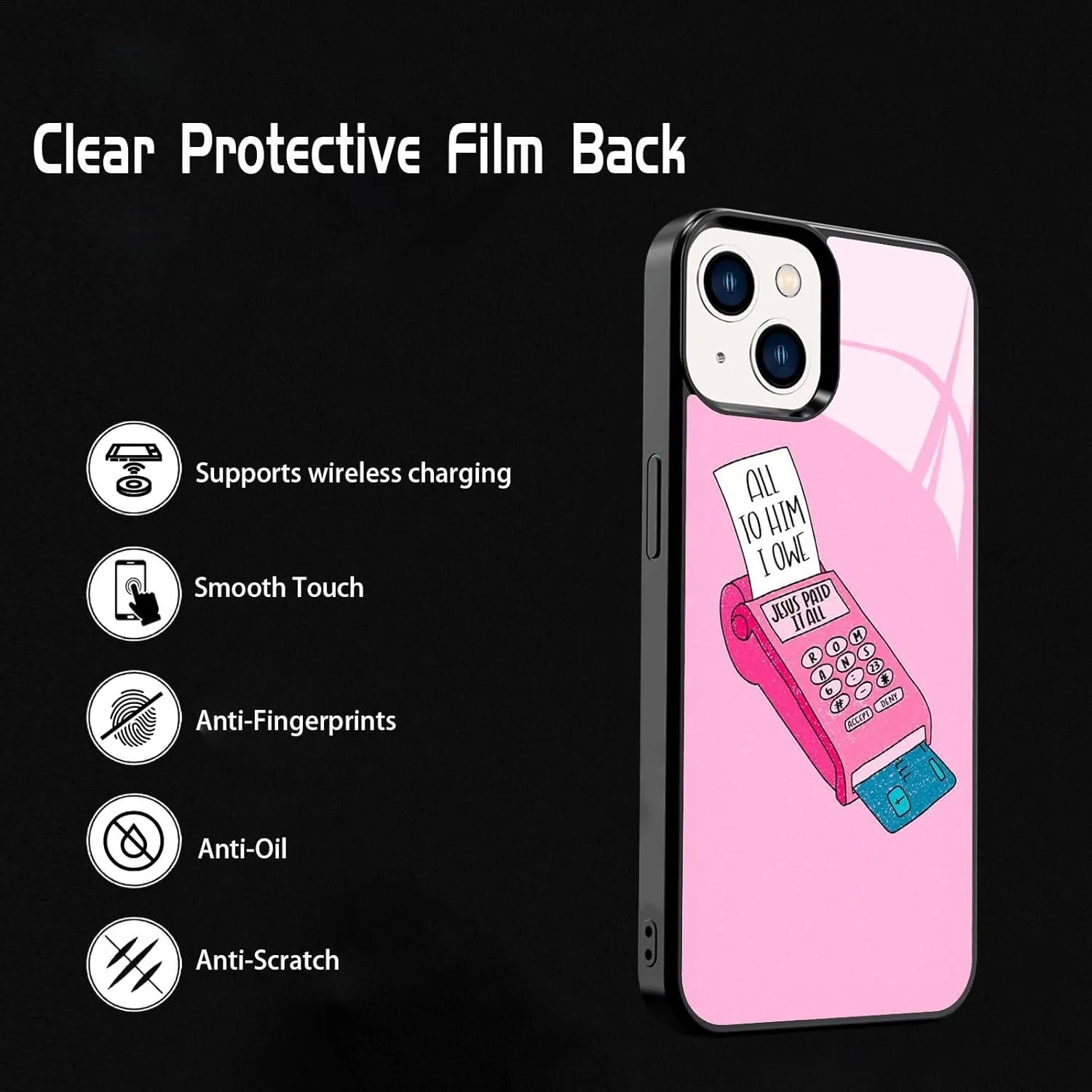 Christian Phone Case Shockproof Protective Jesus Phone Cases for iPhone 16e 11 12 13 14 15 16 Pro Max Plus Mini X XSMAX XR 7 8 SE(A123)