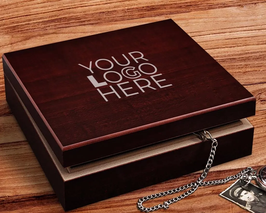 Cigar Humidor - Custom Engraved Wooden Cigar Box Set for Lawyer Clients