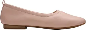 Clarks Womens Fawna Soft Leather Light Pink Shoes 8 US