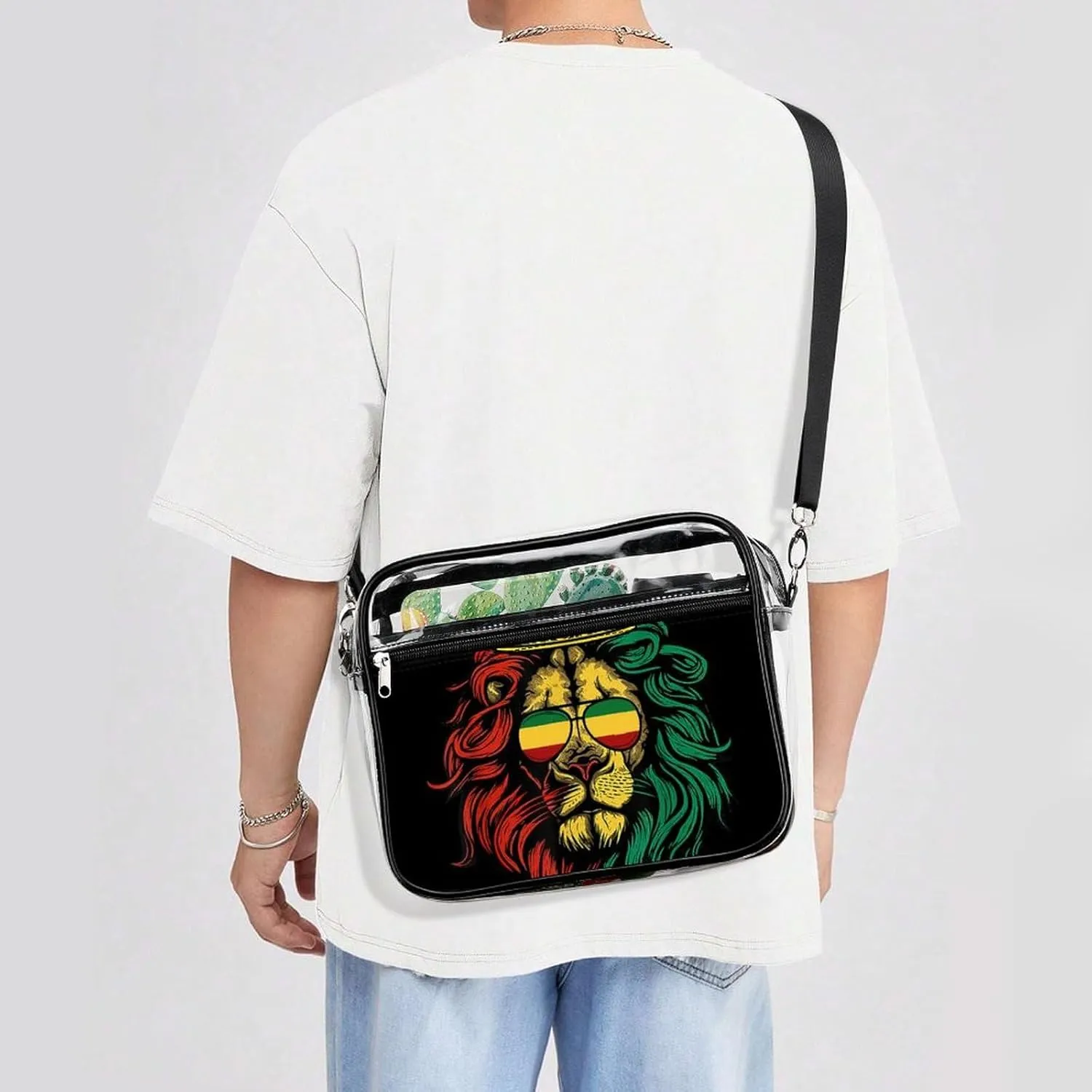 Clear Bag Stadium Approved, Women Clear Crossbody Purse Bag, Clear Stadium Bags for Sporting Events, Concerts