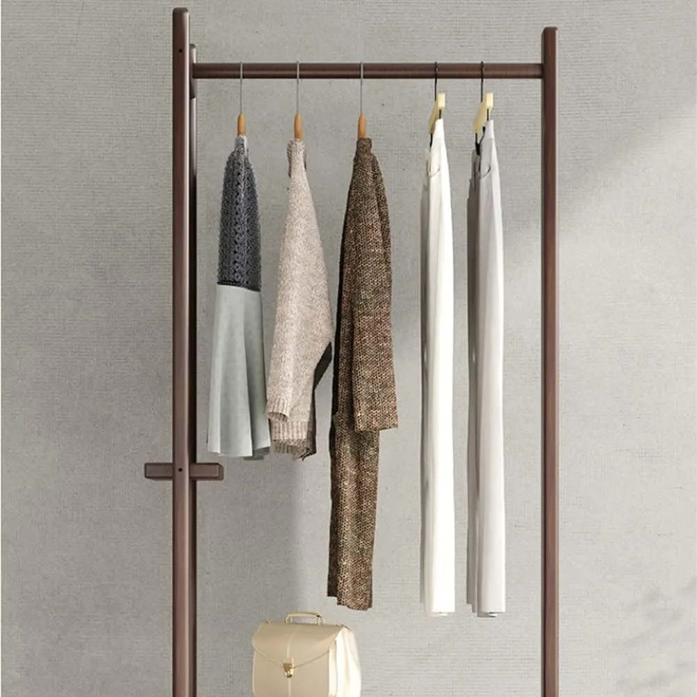 Coat rack, coat tree, sturdy clothes rail, metal wardrobe with 3 levels, shoe rack, storage racks for clothes, shoes, hats, bags, coat stand, freestanding