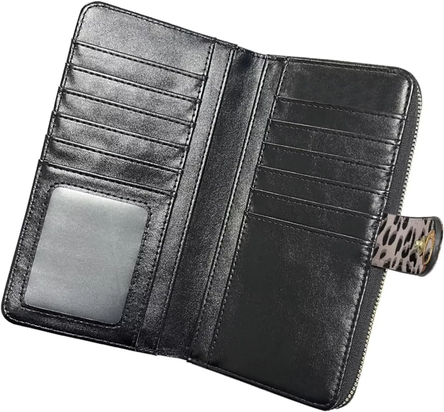COEQINE Animal Wallet, Cute Chicken Long Leather Money Bag, Handbag With Zipper for Coin Phone, Travel Handbag for Party