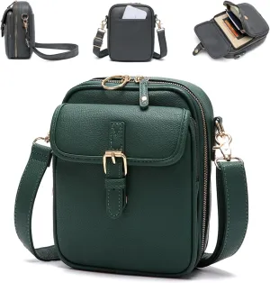 Collaboraten1 Collaborate Crossbody Leather Bag, Urvashi Crossbody Leather Bag for Women, Vintage Shoulder Purse Travel