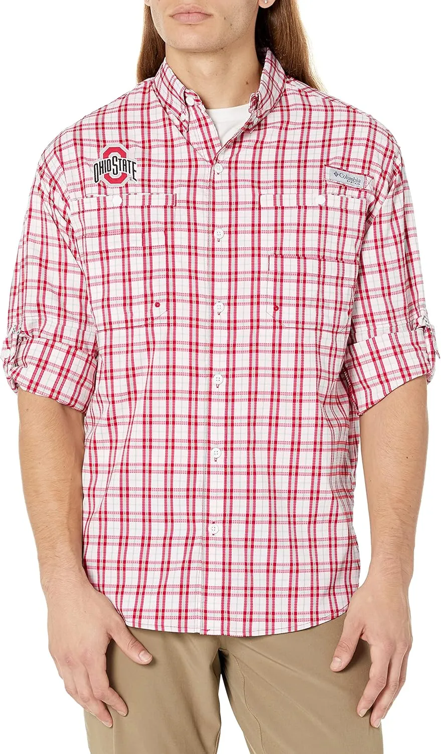 Columbia Men's Collegiate Super Tamiami Long Sleeve Shirt