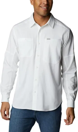 Columbia Men's Silver Ridge Utility Lite Long Sleeve, White, Medium
