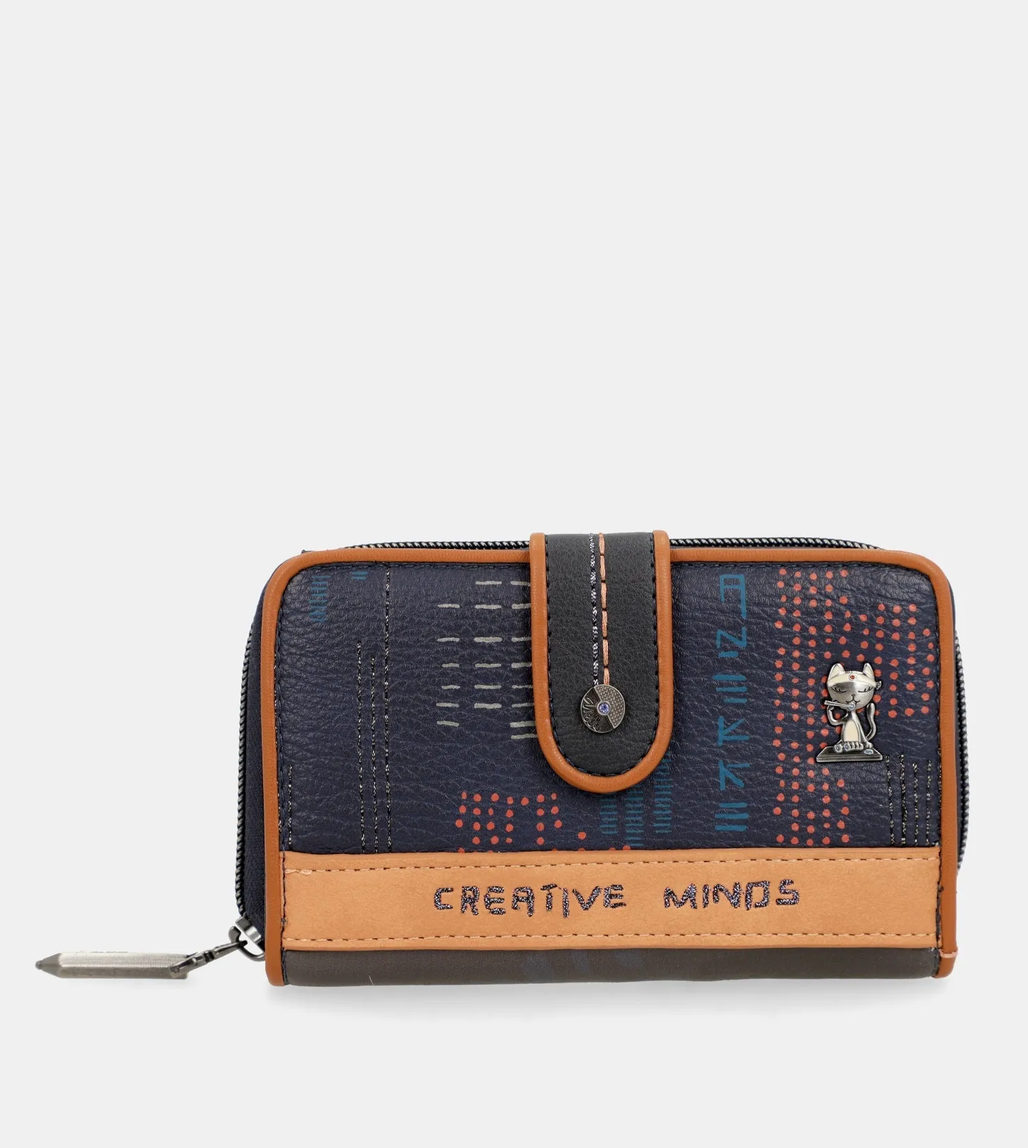 Contemporary Medium Embossed RFID Wallet
