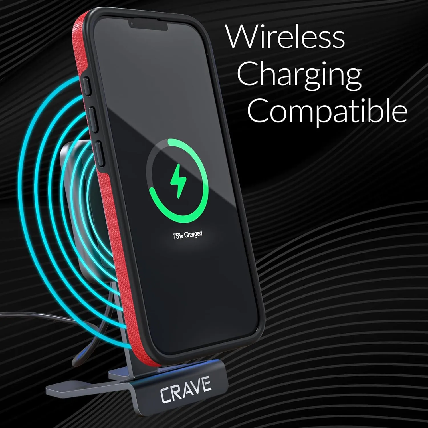 Crave Dual Guard Compatible with iPhone 16e Case, Shockproof Protection Dual Layer Case for iPhone 16e (6.1") - Red