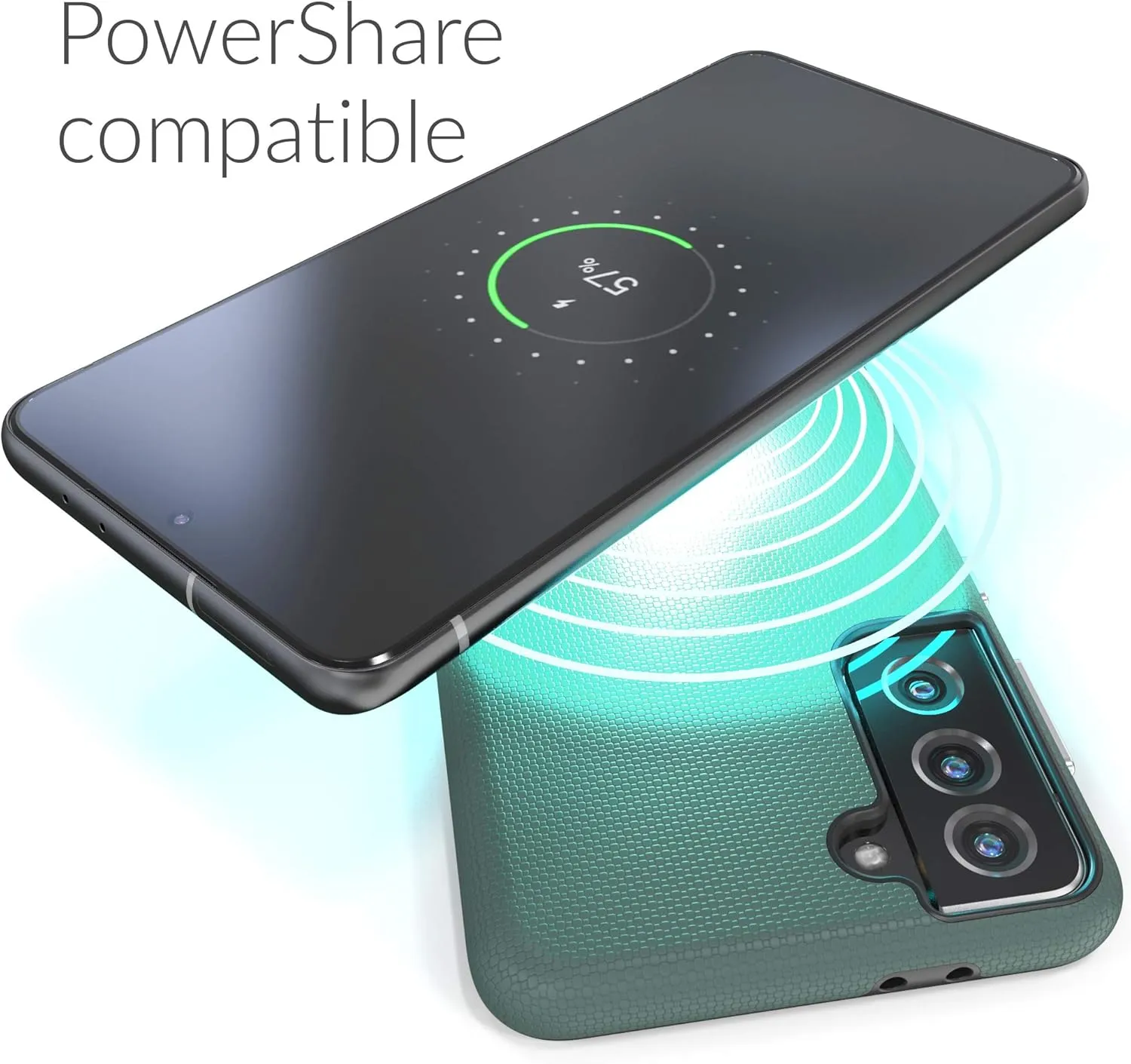 Crave Dual Guard for Galaxy S21  Case, Shockproof Protection Dual Layer Case for Samsung Galaxy S21 Plus, S21  5G (6.7 inch) - Forest Green