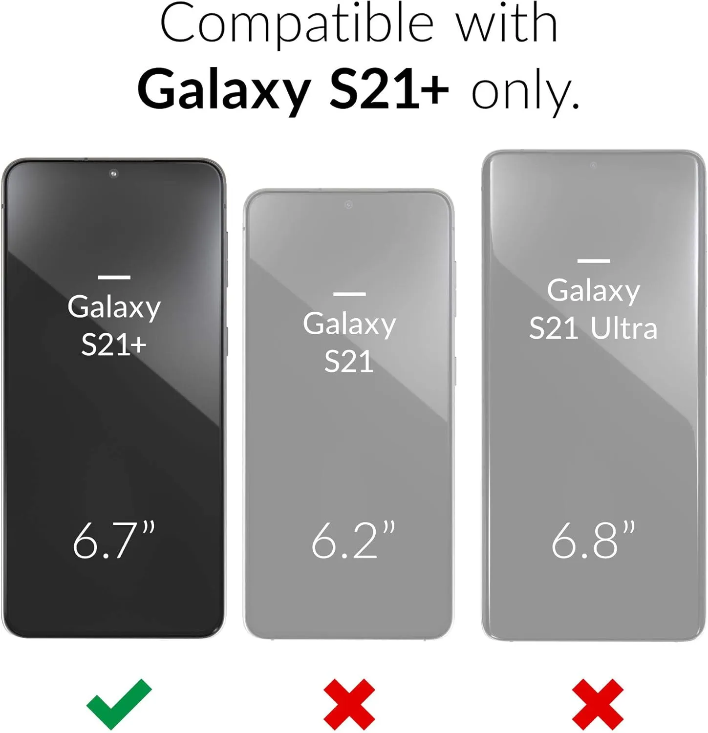 Crave Dual Guard for Galaxy S21  Case, Shockproof Protection Dual Layer Case for Samsung Galaxy S21 Plus, S21  5G (6.7 inch) - Forest Green