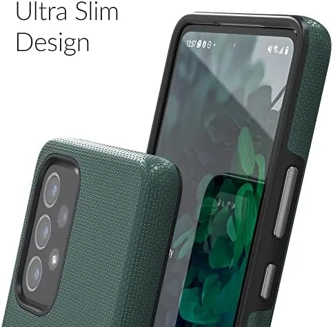 Crave Dual Guard for Samsung Galaxy A53 Case, Shockproof Protection Layer Case 5G - Forest Green