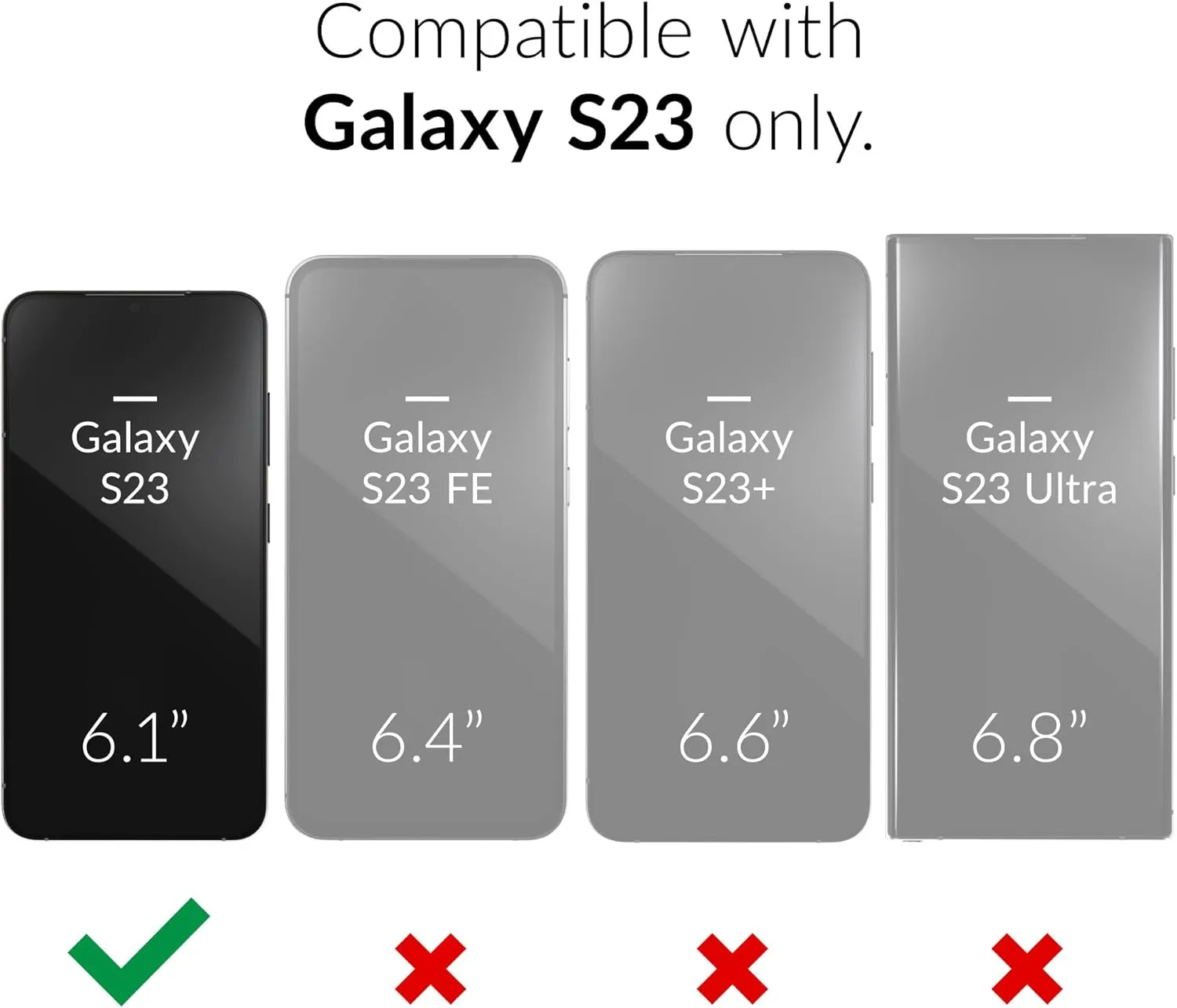 Crave Dual Guard for Samsung Galaxy S23 Case, Shockproof Protection Dual Layer Case for Samsung Galaxy S23 - Navy