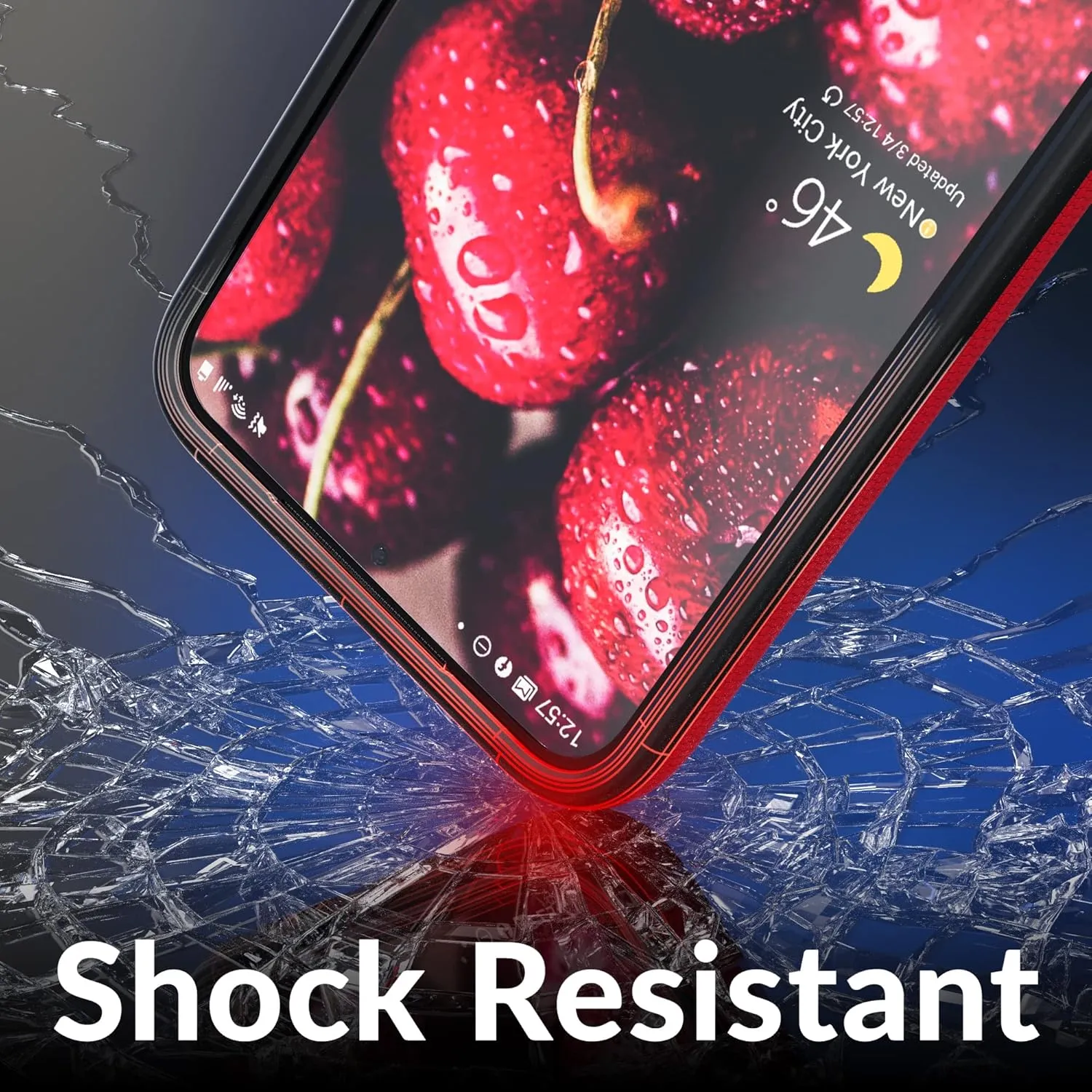 Crave Dual Guard for Samsung Galaxy S23 Case, Shockproof Protection Dual Layer Case for Samsung Galaxy S23 - Red