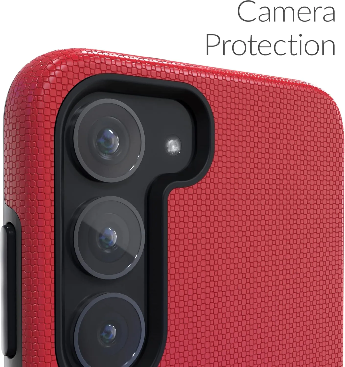 Crave Dual Guard for Samsung Galaxy S23 Case, Shockproof Protection Dual Layer Case for Samsung Galaxy S23 - Red