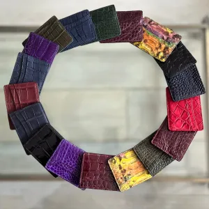 CREDIT CARD CASES - ASSORTED COLORS AVAILABLE - IN STOCK NOW