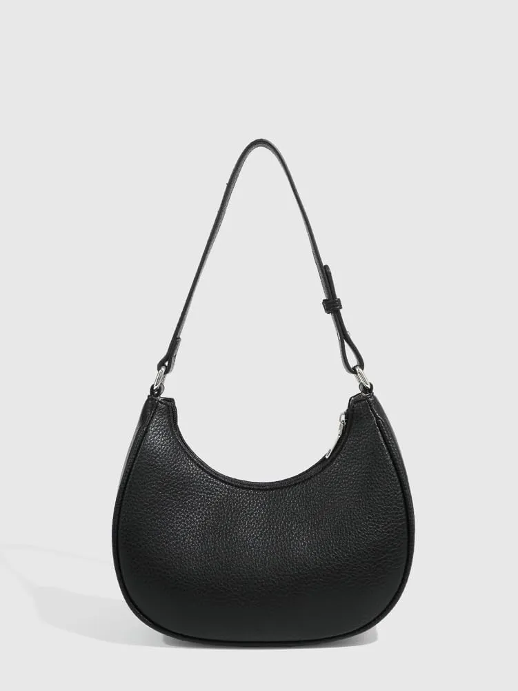 Crescent Bag Trendy Purses for Women 2025 Cute Hobo Bag Versatile Dumpling Bag Simple PU Leather Shoulder Bag Underarm Purse