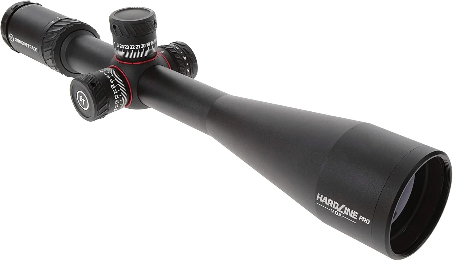 Crimson Trace Hardline Pro Riflescope with Lightweight Solid Construction, Scope Caps and Lens Cloth for Hunting, Shooting, Tactical and Outdoor