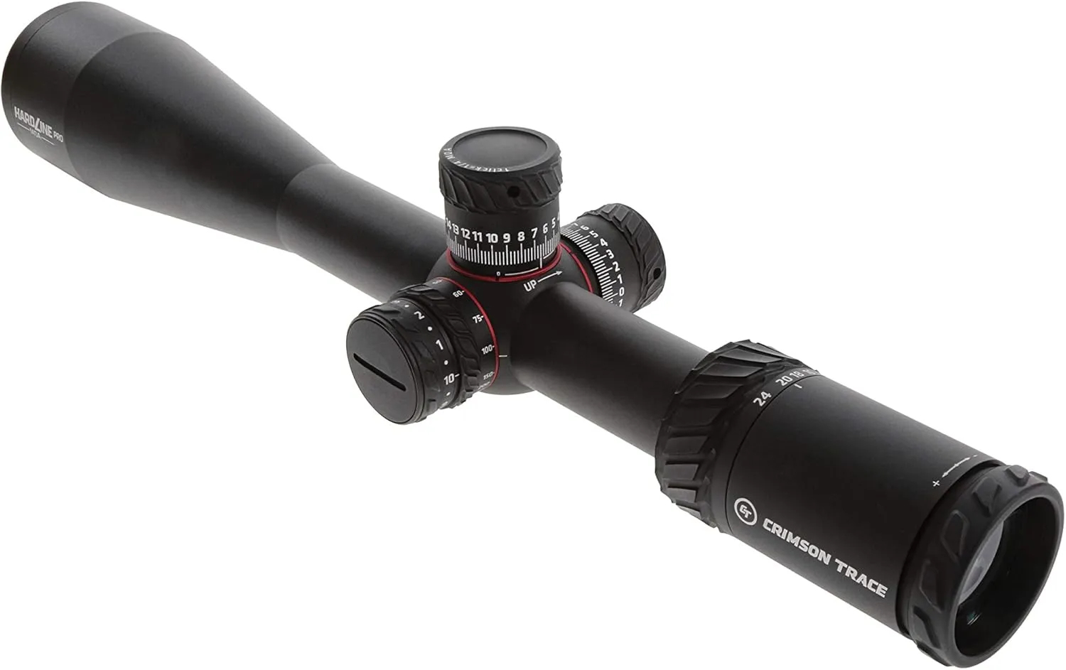Crimson Trace Hardline Pro Riflescope with Lightweight Solid Construction, Scope Caps and Lens Cloth for Hunting, Shooting, Tactical and Outdoor