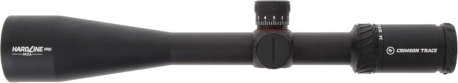 Crimson Trace Hardline Pro Riflescope with Lightweight Solid Construction, Scope Caps and Lens Cloth for Hunting, Shooting, Tactical and Outdoor
