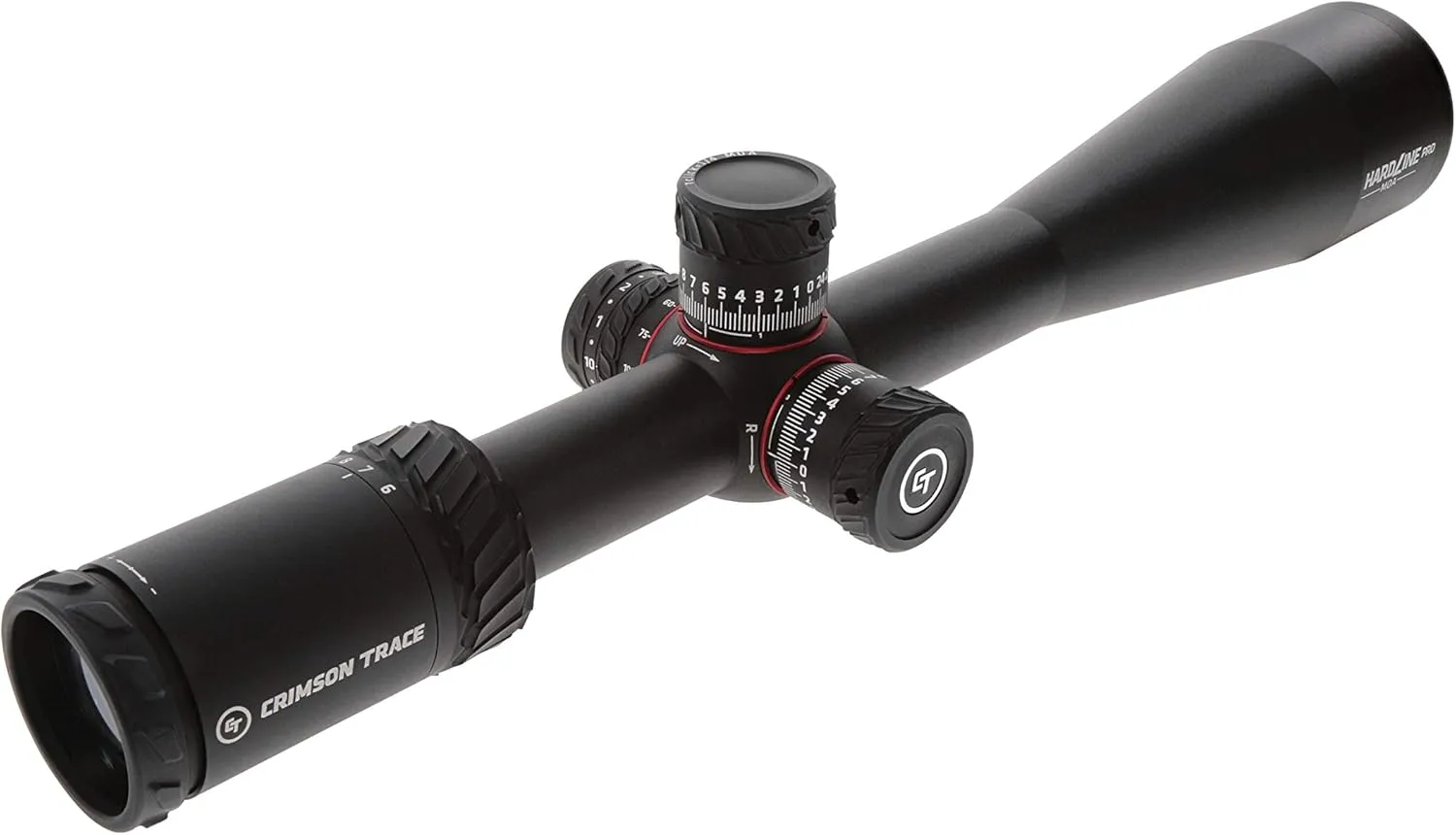 Crimson Trace Hardline Pro Riflescope with Lightweight Solid Construction, Scope Caps and Lens Cloth for Hunting, Shooting, Tactical and Outdoor