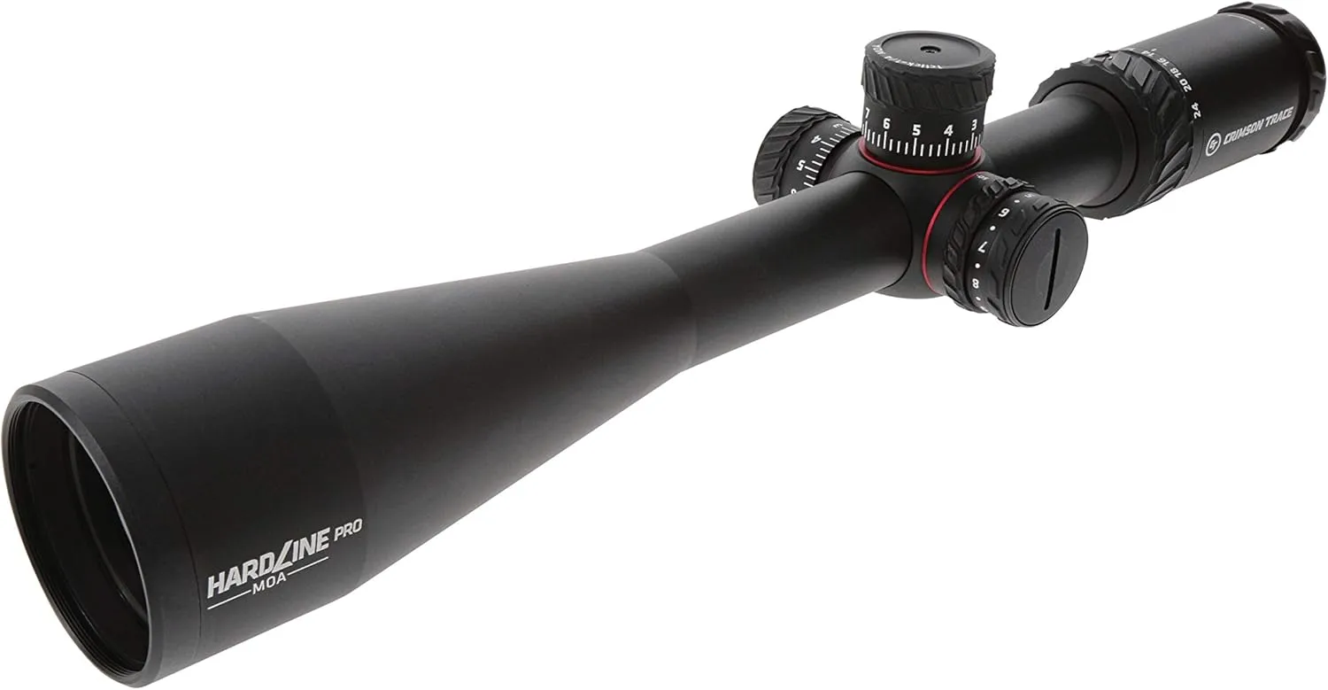 Crimson Trace Hardline Pro Riflescope with Lightweight Solid Construction, Scope Caps and Lens Cloth for Hunting, Shooting, Tactical and Outdoor