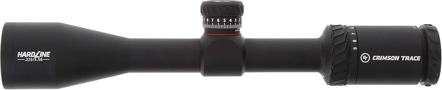 Crimson Trace Hardline Riflescope with Lightweight Solid Construction, Scope Caps and Lens Cloth for Hunting, Shooting, Tactical and Outdoor