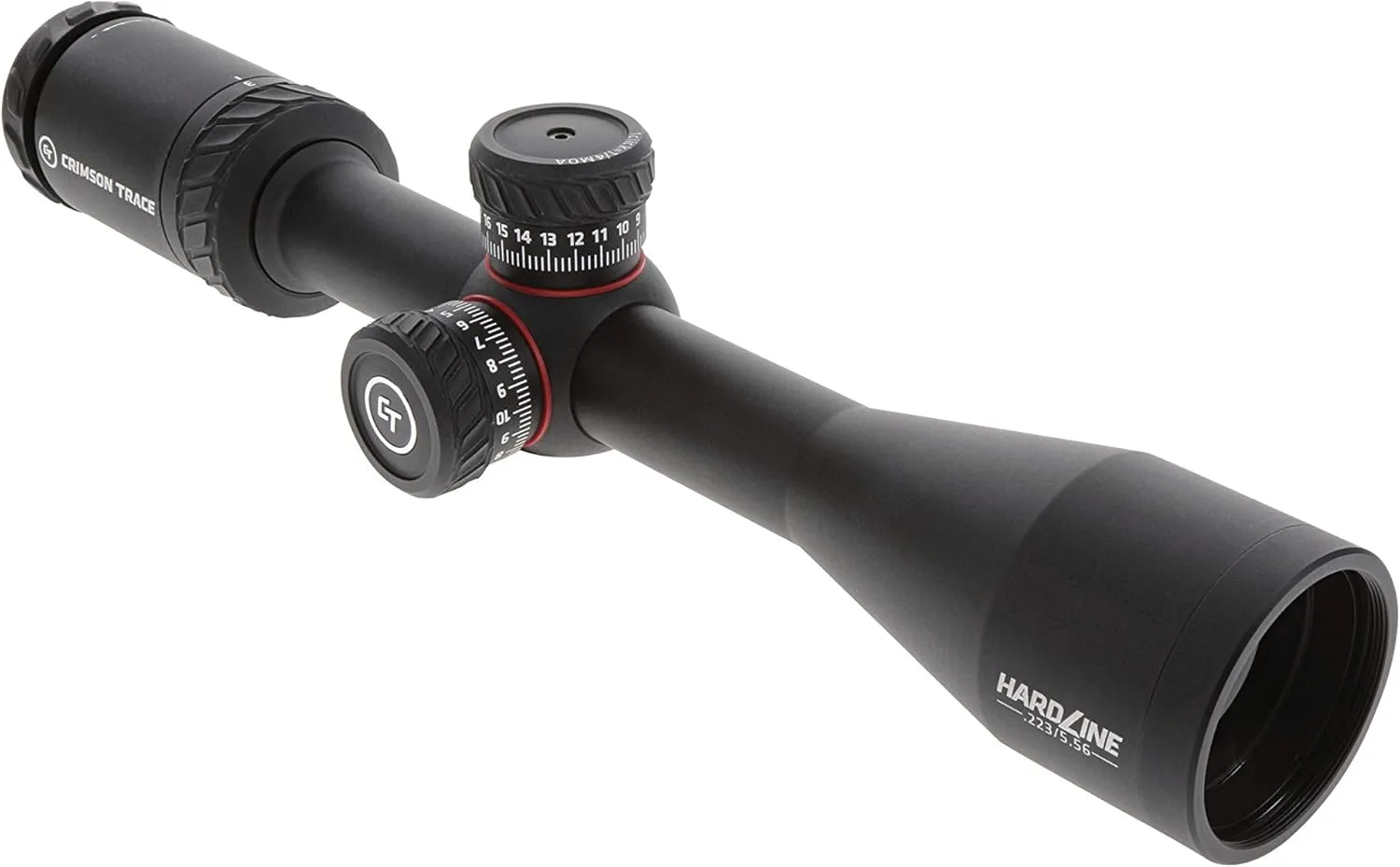 Crimson Trace Hardline Riflescope with Lightweight Solid Construction, Scope Caps and Lens Cloth for Hunting, Shooting, Tactical and Outdoor