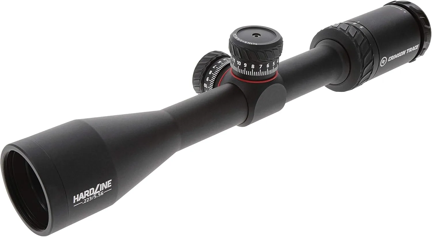 Crimson Trace Hardline Riflescope with Lightweight Solid Construction, Scope Caps and Lens Cloth for Hunting, Shooting, Tactical and Outdoor