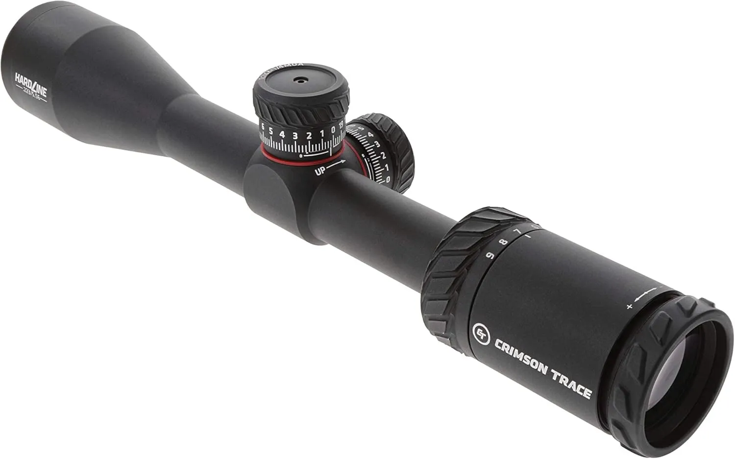 Crimson Trace Hardline Riflescope with Lightweight Solid Construction, Scope Caps and Lens Cloth for Hunting, Shooting, Tactical and Outdoor