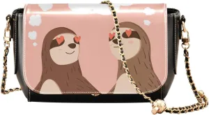 Crossbody Bags for Women Trendy Women's Black Shoulder Bag Small PU Leather Flap Cross Body Bag Handbags